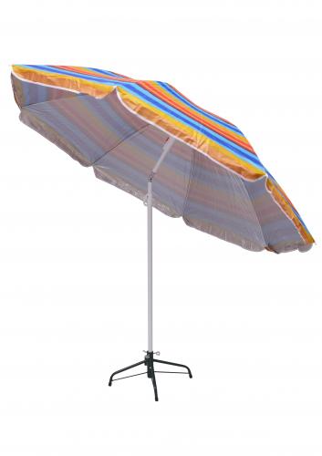 Зонт пляжный фольгированный с наклоном 150 см (6 расцветок) 12 шт/упак ZHU-150 - фото 4